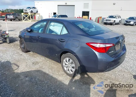 2016 Toyota Corolla Le from USA, damaged, VIN 2T1BURHE0GC622745
